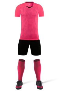 2020 Neues Design Drucken Sie Ihr Eigenes Logo Angepasstes Logo Großhandel Fußball-Teamkleidung Fußballtrikot Fabrikpreis - Product Image 5