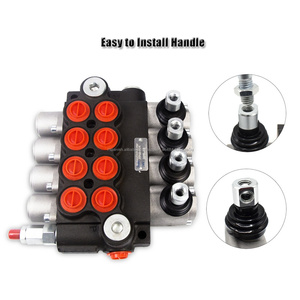 4 carrete P40 hidráulica monobloque Válvula de Control direccional de granja fabricante de equipos de piezas de Tractor - Product Image 5