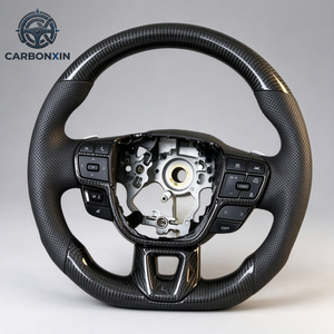 Volant de voiture personnalisé en cuir et fibre de carbone forgée pour Toyota Camry Highlander 2023 2024 2025 2026 - Product Image 4