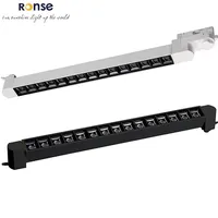 RONSE Led Linear Track Light 2 3 4 fili Rail Track Light System 30w 45w Led Spot No Flicker Office Shop Led Linear Track Light