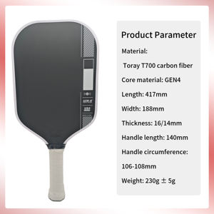 ไม้พายพิคเคิลบอลคาร์บอนไฟเบอร์ T700 รุ่น Persesus GEN4 Pro IV ปี 2025 คุณภาพสูง พื้นผิวหยาบ ลายรังผึ้ง ขนาด 14 มม. 16 มม. ได้รับการรับรองจาก USAPA - Product Image 6