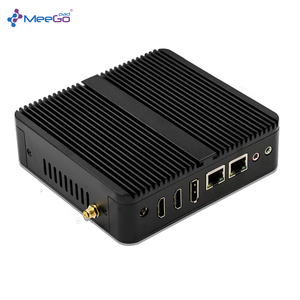 Hochleistungs-Lüfterloser Mini-Computer Intel J6412 Quad 8GB DDR4 Unterstützt WLAN 4G-Modul Weitspannungs-DC-Stromversorgung Dual - Product Image 1