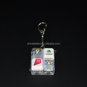 Custom 4 Key <b>Light</b> <b>up</b> Mechanical Switch Keychain Blue Click Switch LED Glow Keycap Fidget Toy Key Ring Gift for <b>Keyboard</b> - Product Image 4