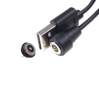 Cable de carga magnético fuerte de alto rendimiento, conector macho Circular de 2 pines, conector redondo personalizado, magnético