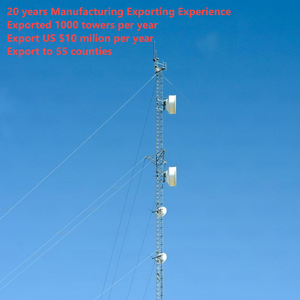 Tour de communication à câbles <span class=keywords><strong>guy</strong></span>és à montage rapide de 38 m pour les interventions d'urgence en cas de catastrophe - Product Image 4