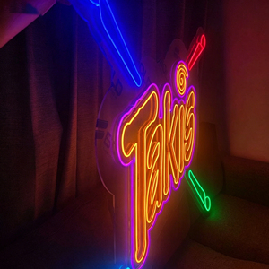 Custom LED Neon Sign UV Printed Design Flexible <b>Rope</b> <b>Light</b> Handmade Crystal Tube IP67 Rated 220V Neon Sign - Product Image 3