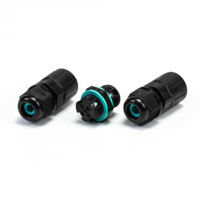 Nuevo Producto OJ-M20 Conector de Cable Eléctrico de 3 Pines a Prueba de Agua IP68, Conector de Terminal de Empalme de Cables de Plástico para Exteriores