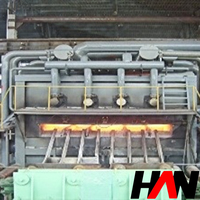 Four de réchauffement de billettes à poussoir au gaz naturel 60t/h 1150 ° Capacité C