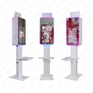 Photobooth Miroir <span class=keywords><strong>de</strong></span> Fête Carré Glamour DSLR <span class=keywords><strong>Professionnel</strong></span> Borne à Selfie DSLR avec Coque en Métal et Écran Tactile <span class=keywords><strong>de</strong></span> 21,5 Pouces <span class=keywords><strong>pour</strong></span> la <span class=keywords><strong>Location</strong></span> - Product Image 3