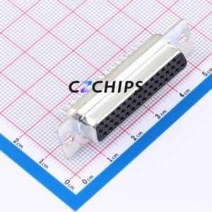 L77HDB44S D-Sub/VGA <b>Connector</b> <b>Connector</b> ( Gender: Female )( Total Number of PINs: 44P )( Number of Rows: 3 ) - Product Image 1