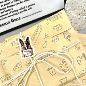 Etiquetas Adhesivas Divertidas con Memes de Perros, Rollo de Etiquetas Adhesivas con Cachorros Lindos para Empaque - Product Image 6