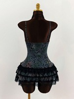 Nouvelle robe mini moulante à bretelles réglables à imprimé léopard pour femmes, coupe inclusive, décolleté en V profond, tissu en maille, tenue de soirée tendance pour filles branchées