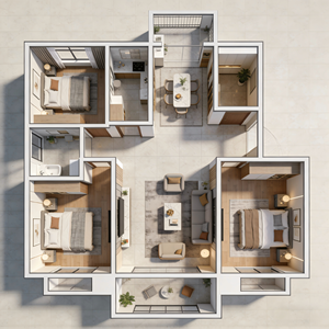 Sistema Inteligente para Toda la Casa SIXWGH Edición <span class=keywords><strong>de</strong></span> Lujo, Cortinas Motorizadas, Alarma <span class=keywords><strong>de</strong></span> Seguridad, Control por Voz Mediante Aplicación, Zigbee/WiFi para Villa/Mansión - Product Image 1