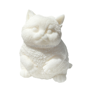 ของเล่นแมวจำลองน่ารัก บีบมีเสียง บรรเทาความเครียด ของขวัญ DIY สัตว์เล็ก สำหรับเด็กผู้หญิง อายุ 5 ถึง 7 ปี - Product Image 6
