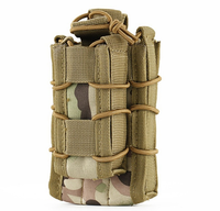 Pochette molle en polyester imperméable personnalisée en gros Porte-revues tactique de randonnée en plein air de petite taille Mode unisexe