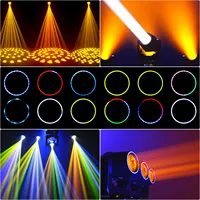 Système d'éclairage de scène professionnel en gros 295W LED Spot tête mobile lavage pour DMX Gobo club Disco Light