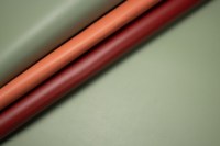 Cuero Sintético de PVC Rexine de Doble Cara con Textura de Piel de Vaca de 2.0 mm de Grosor, para Bolsos, Manualidades, Manteles y Salvamanteles