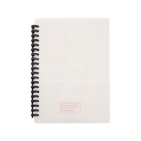 Sublimation rohling A5 Kunststoff Spiral gebundenes Loseblatt-Notizbuch