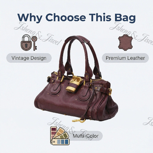Bolso de Mano Retro de Lujo con Cierre - Moda Femenina de Verano con Herrajes Dorados |   Diseño Clásico de Candado Ligero, Espacioso y Atemporal de los Años 2000 - Product Image 3