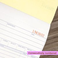 Carnet de reçus NCR A6 personnalisé avec logo, Facture de réparation de bijoux autocopieuse A5, Carnet de commandes de restaurant 145x210, Formulaires de livraison A4