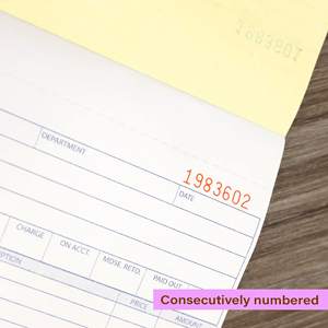 Papel sin carbón personalizado de 2 partes, formulario de pedido de venta A4145 x 210, libro de facturas de recibo de restaurante de Hotel, nota de entrega, libro de trabajo de contratista - Product Image 3