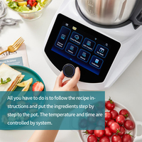 Cuiseur vapeur 3L Affichage numérique d'usine Machine de cuisson intelligente Wifi Robot de cuisine Robot culinaire