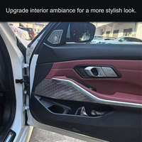 11 couleurs de lumière d'ambiance pour BMW G20 Nouvelle Série 3, couvercle de haut-parleur LED, tweeter de gamme moyenne, son stéréo HiFi, décoration et relooking