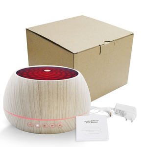 适用于大房间卧室1000毫升木纹冷雾空气香味发光二极管扩散器香薰精油加湿器 - Product Image 6