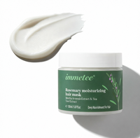 Masque capillaire personnalisé à marque privée, réparateur et hydratant, à la menthe et au romarin