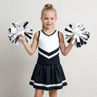 Ensemble de vêtements de sport pour bébés filles, haut à rayures noires, jupe, short, vêtements de yoga