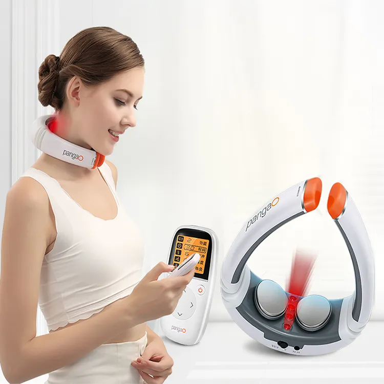 Il dolore intelligente elettrico di affaticamento di sforzo di vendita calda allevia il massaggio del collo con infrarosso riscaldato