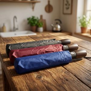 Parapluie pliable compact Chakipee, résistant au vent, protection UV, ouverture et fermeture automatiques, léger et portable, pour femmes et hommes - Product Image 1