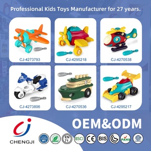 Chengji 2025 Take Apart Toy Kids教育用幹アセンブリ分解航空機プレイセットDiy Plane withスクリュードライバー - Product Image 5