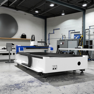Scorpion <span class=keywords><strong>Laser</strong></span> <span class=keywords><strong>1000W</strong></span> 2000W 3000W 4kw CNC Cortador láser de fibra para acero Aluminio Hoja de metal Raycus Máquina de corte por láser de fibra - Product Image 3