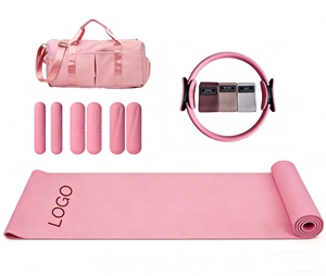 Accessoires de gym personnalisés : Bande de résistance en tissu extensible, Cercle magique, Kit de Pilates pour femmes - Product Image 1