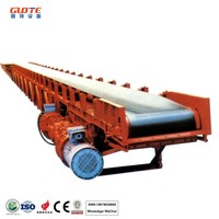 Mini convoyeur de bande de charbon, 2022 jaune, grande capacité, pour broyeur de pierre, passage en PVC PU, moteur de transfert, engrenage