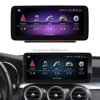 Radio Estéreo para Auto con GPS Android 14 de 12.3 Pulgadas y 720p para Mercedes Benz Clase C W204 C180 C200 C250, Actualización de Pantalla de Unidad Principal