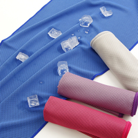 Serviette de bain en microfibre pour l'extérieur avec logo personnalisé Serviette de sport légère pour le yoga et la gymnastique Ice Chilly Froid