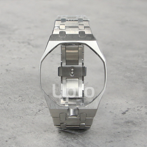Caja de Reloj de Acero Inoxidable de Lujo Upro para -swatch Lépine Mod Kit Royal -pop Style, Juego de Conversión de Reloj de Bolsillo con Corona a las 12 en Punto - Product Image 5