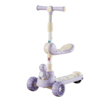 Trottinette pour enfant BAB WAY - Pliable, légère, roues en PU, design à trois roues, capacité de charge de 50 kg, corps en plastique et alliage d'aluminium