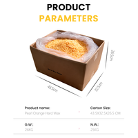 Cire dure en perles Orange sans colophane pour l'épilation des poils fins et courts, Carton de 25 kg, Approvisionnement commercial, OEM