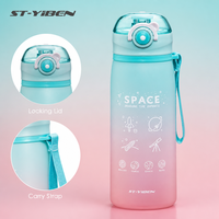 Bouteille d'eau de sport Yiben avec paille, idéale pour la randonnée, les voyages et l'hydratation quotidienne