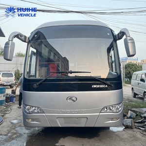 2019 Kinglong 65-Seat Diesel Bus Entrenador usado <span class=keywords><strong>barato</strong></span> en color plateado con transmisión manual - Product Image 3