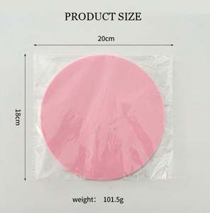 Sous-verres en silicone personnalisés avec logo, diamètre 10 cm, souples, antidérapants, résistants à la chaleur, multicolores, pour boissons, café, bière - Product Image 3