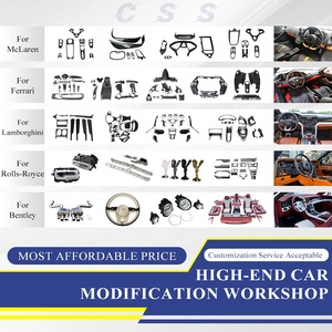 Accesorios interiores de carbono seco estilo OEM RHD, cubierta embellecedora de salida de ventilación lateral para salpicadero de <span class=keywords><strong>coche</strong></span> para Ferrari 488 - Product Image 6