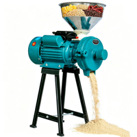 Moulin à grains humide et sec multifonction en acier inoxydable pour maïs, blé, arachides, lait de soja, épices, broyeur de farine