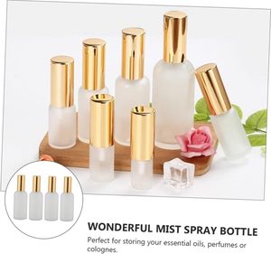 Luxury 5ml <b>10ml</b> 15ml 20ml 30ml 50ml 100ml White Porcelain Glass Dropper <b>Bottle</b> with Gold Cap Screen Printing Skin Care Cream - Product Image 3