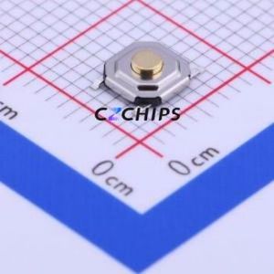 TS-1187A-C-C-B Tactile Switch SMD Switch Single Pole Single Throw Round Button 2.6N Vertical Mount - Product Image 1