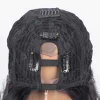 Perruque en cheveux humains bruts de haute qualité, très vendue, 100% cheveux humains, fabriquée à la machine, lisse, en U, pour femmes noires