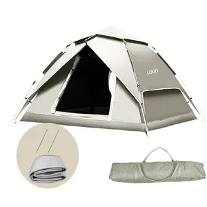 Tende di buona qualità da campeggio all'aperto impermeabili per famiglie numerose in vendita tende Pop-Up a doppio strato
